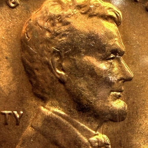 1955-S Lincoln Wheat Cent ICG MS65 RD Last S Mint Cent Until 1968 Full Red Penny