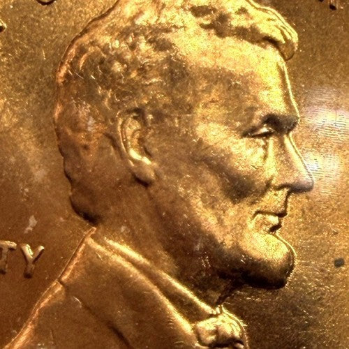 1957-D Lincoln Wheat Cent ICG MS65 RD Full Red Denver Mint Penny Certified Coin