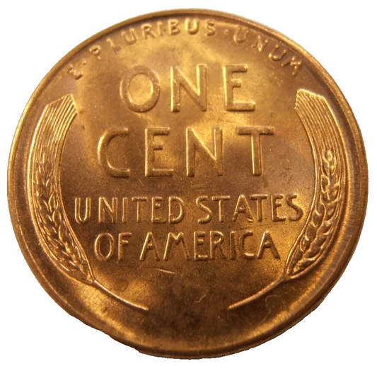 1947 P Lincoln Wheat Cent BU Uncirculated Penny from OBW Roll 1c GEM RED COIN