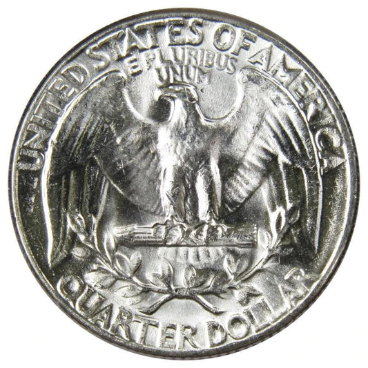 βοΈ 1957 P Washington Quarter 90% Silver GEM BU βοΈ Beauty US Coin from OBW Roll