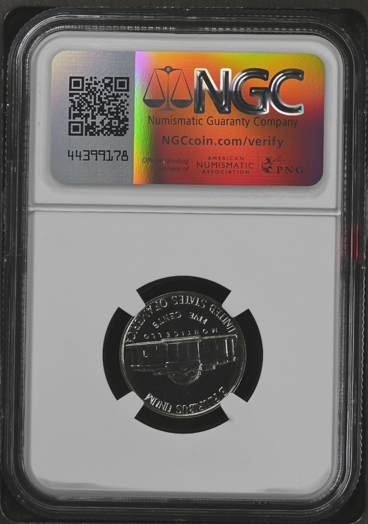 ✅ 1963 Proof Nickel NGC Certified PF 68 Thomas Jefferson Label White House