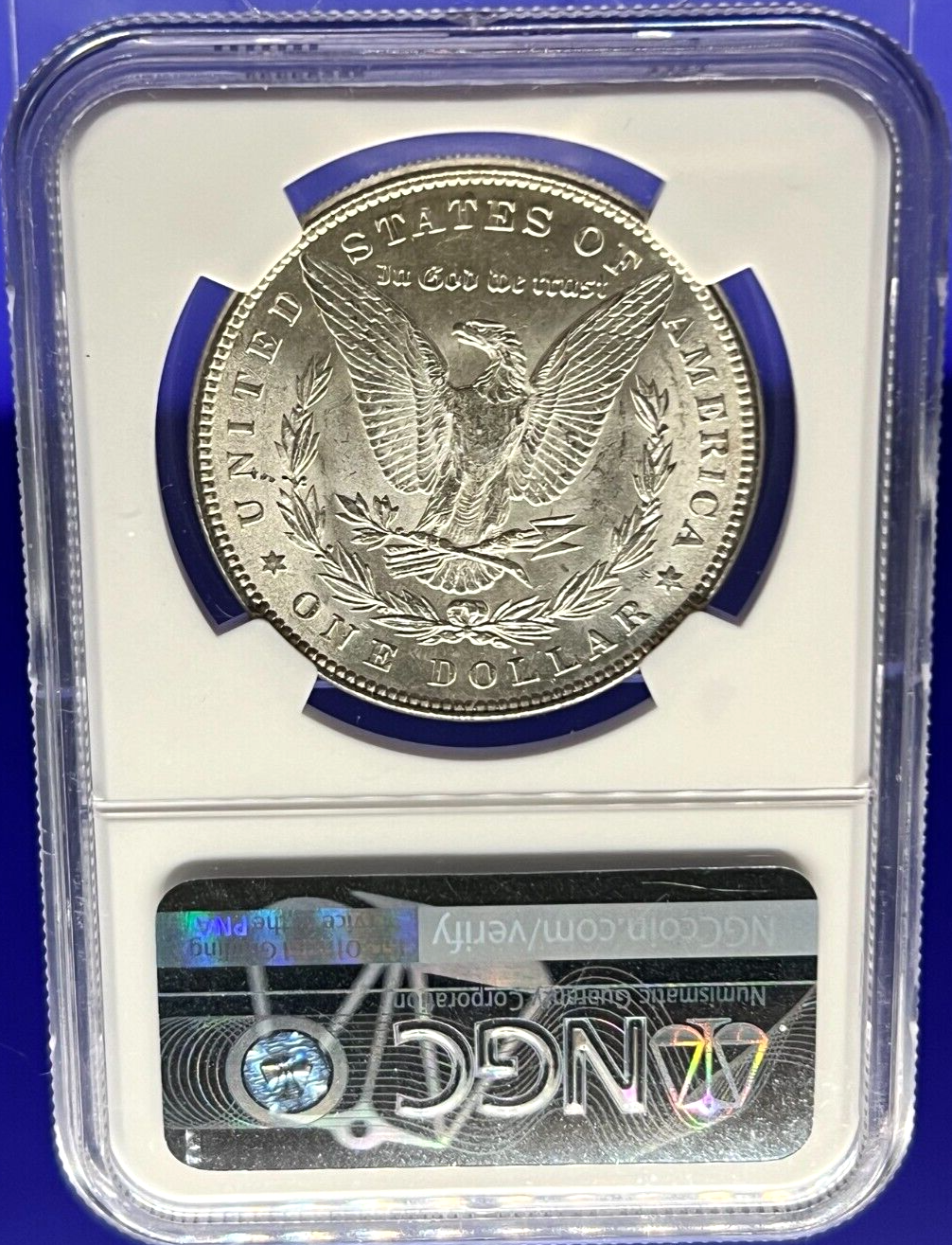 π₯ 1885 Morgan Silver Dollar NGC MS62 90% Silver $1 Graded Coin