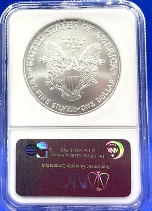 2006 NGC MS69 American Silver Eagle $1 FIRST STRIKES Red Label