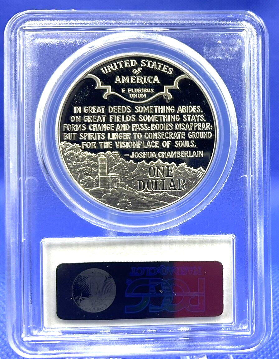 ✅1995-S 🎯 CIVIL WAR Commemorative Silver Dollar PCGS PR 69 DEEP CAMEO 🏵