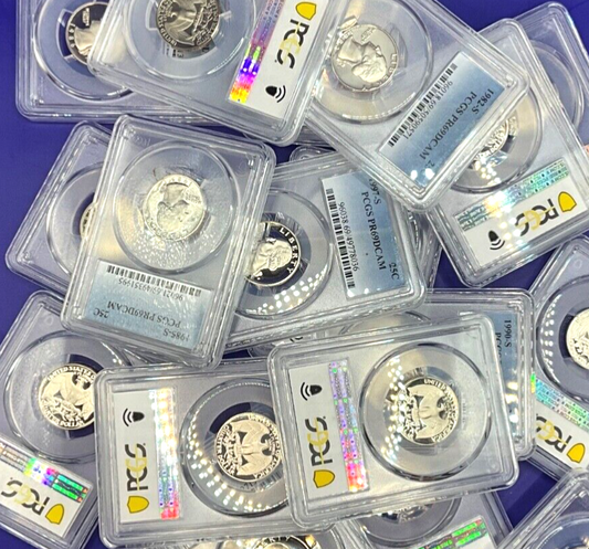 Washington 25c PROOF COINS π₯ PCGS ONLY PR69DCAMπ° Professionally Graded β