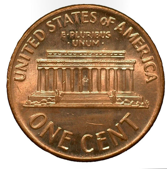 1969 S Lincoln Memorial BU Brilliant Uncirculated 1C From 🔥OBW Bank Roll🔥