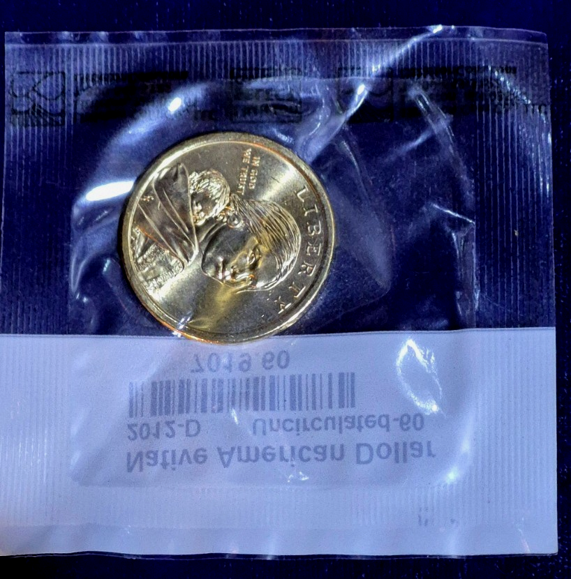 2012 D Sacagawea Native American Dollar US Mint Coin Brilliant Uncirculated