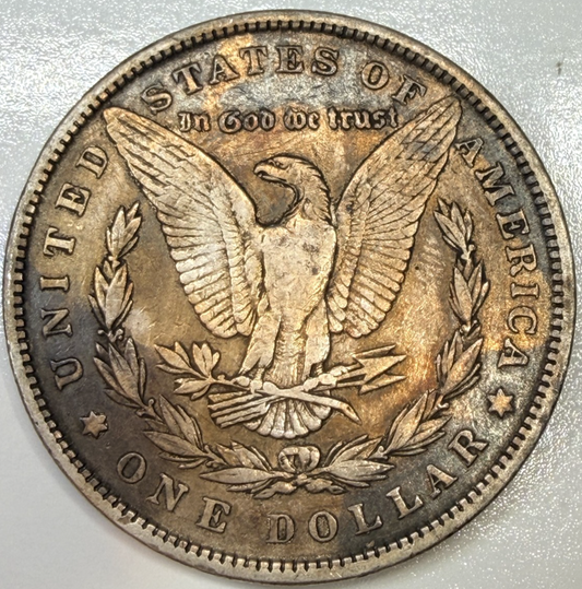 1890-P Morgan Silver Dollar 90% US Coin MONSTER TONER ALERT!! See Video