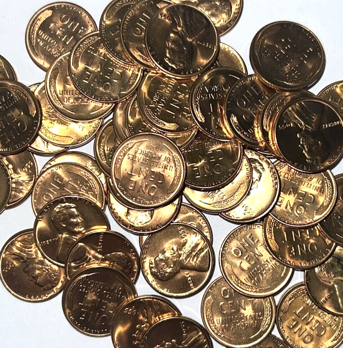 ✅ 1955-S Lincoln Wheat Cent Choice BU 1c BRILLIANT UNCIRCULATED From OBW Roll