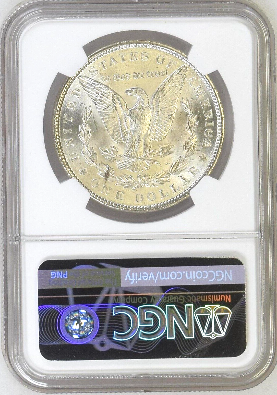 β
MS63 1887 Morgan Silver $1 UNCIRCULATED Dollar NGC Bright White Sharp Coin π―
