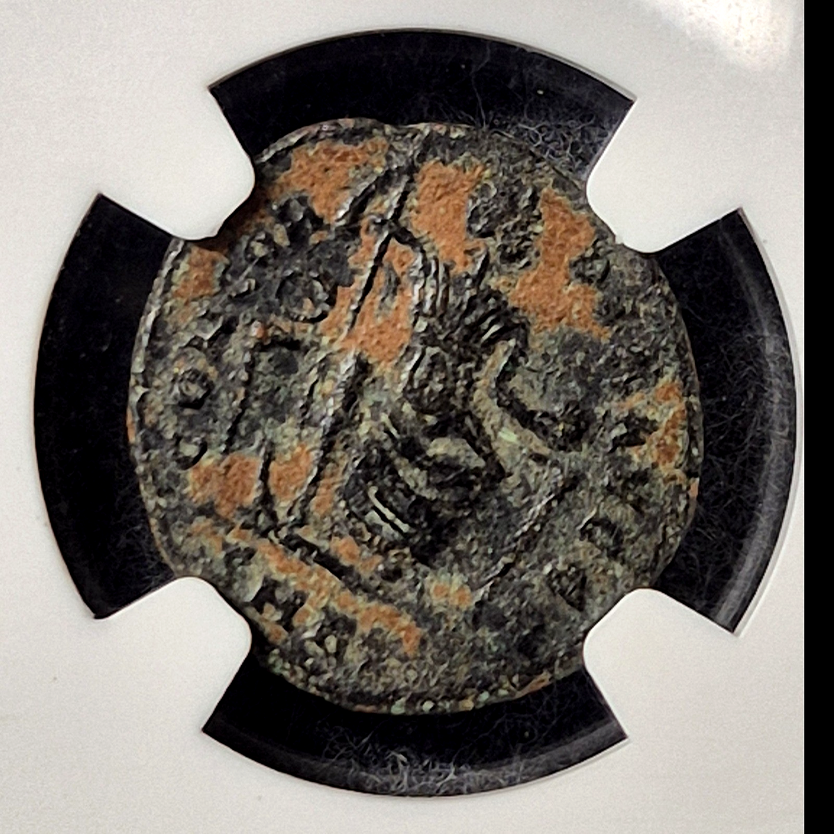 Valentinian II AE3 Nummus NGC Ancients Roman Empire AD 375-392 Bronze Encrusted