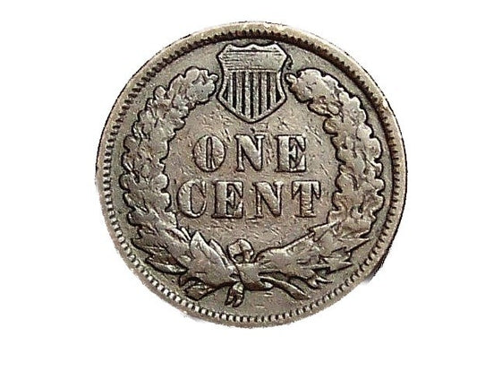 1899 Indian Head Cent Good-Fine (G-F) Average Circulated Condition Copper Penny