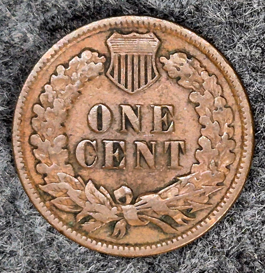 1883 Indian Head Cent Penny VF+ Features Full Liberty, Receive Coin Pictured 1C