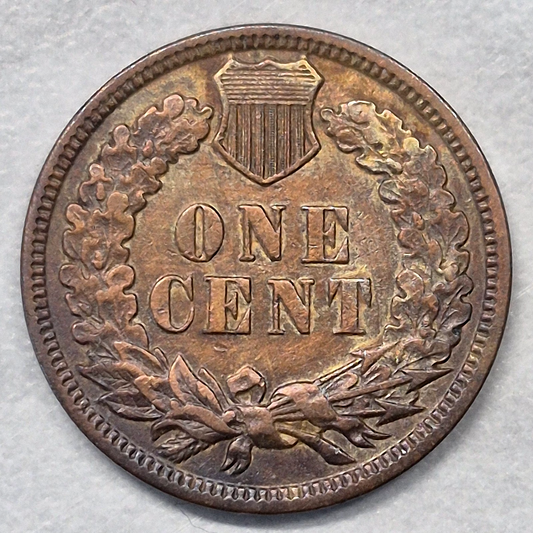 1883 Indian Head Cent Penny 1C XF Extremely Fine Full LIBERTY Bronze Brown