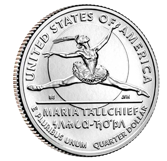 (3) Roll Set P/D/S 2023 MARIA TALLCHIEF Quarters US Mint Unopened Box (23WRK)