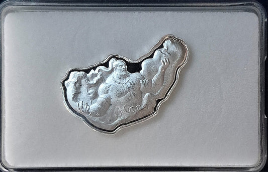 Pan Silver Company 5 Gram .999 Fine Silver Aladdin Genie Low #, 624/3000
