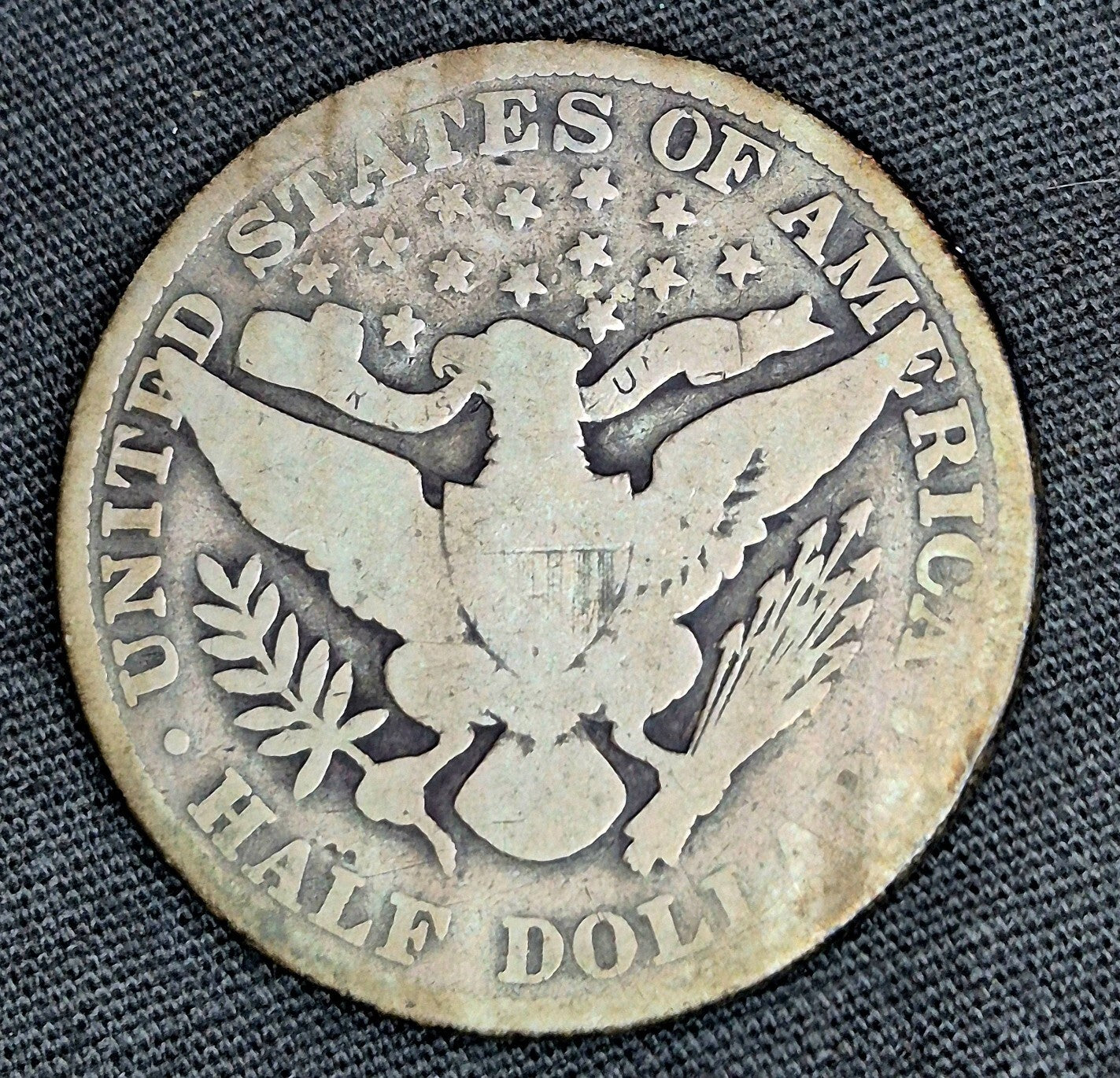 1909 Barber Half Dollar 90% Silver 50C Circulated Condition