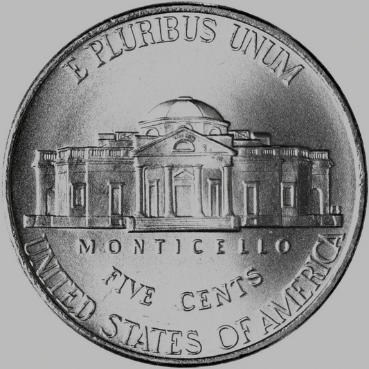 βοΈ 2006-D Jefferson Buffalo Nickel Monticello BU Coin From U.S. Mint Roll