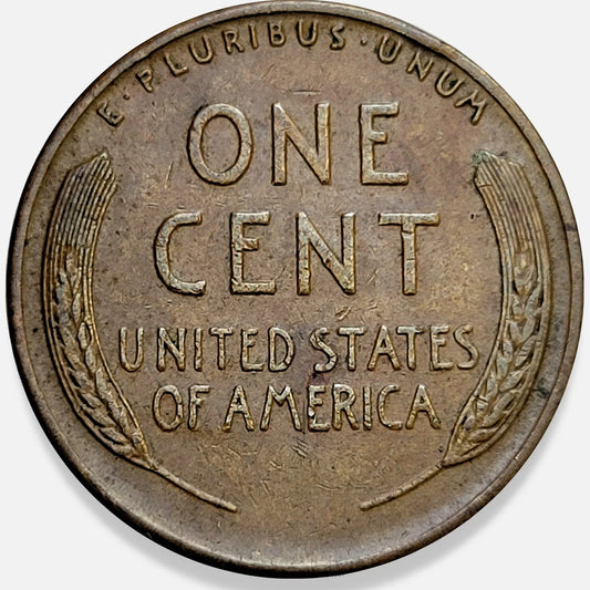 ✅ 1942 D Lincoln Wheat Cent FINE - VERY FINE (F-VF) Copper 1c Coin From Roll