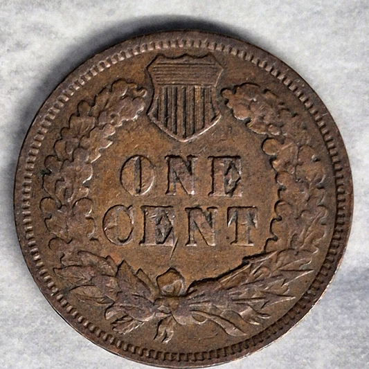 1906 Indian Head Cent 1C VF Very Fine Brown Bronze Penny Antique US Type Coin - view 2