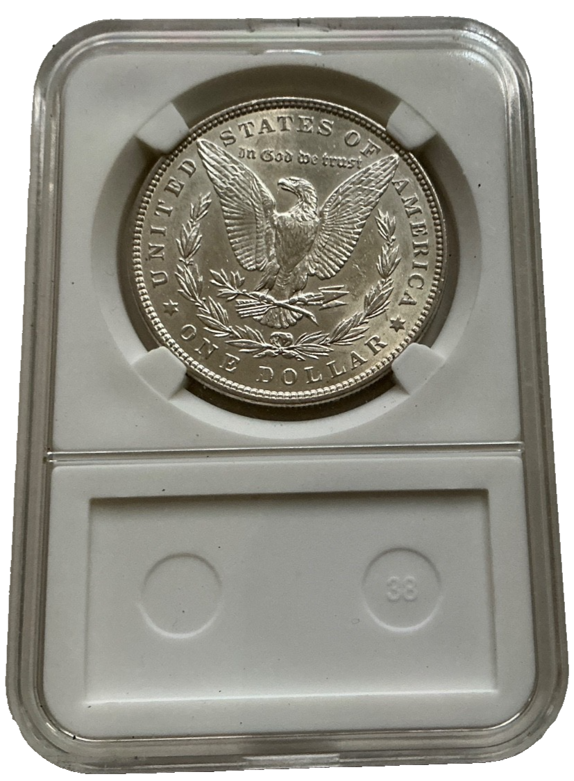 1898 Morgan 90% Silver Dollar Crisp Strike & Sharp, Strong MS Features BU Coin