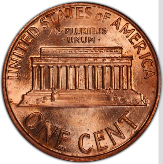 1988 D Lincoln Memorial BU Brilliant Uncirculated 1C From 🔥OBW Bank Roll🔥