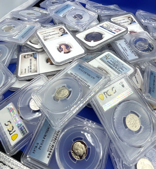π― PCGS NGC GRADED & SLABBED UNCIRCULATED COINS πΊπΈ USA MINTS β
QTY BONUS π