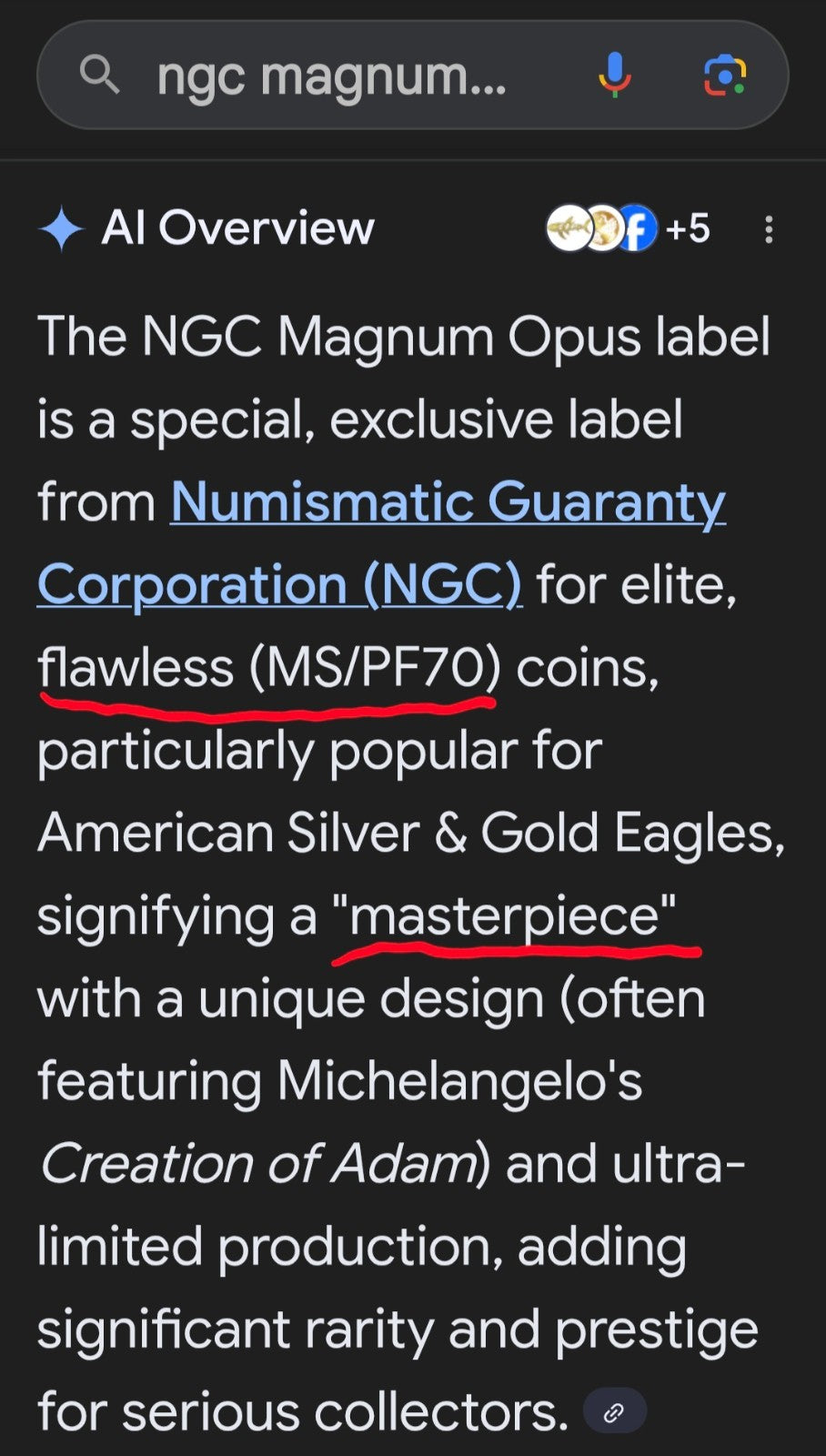 2014 American Silver Eagle MS70 NGC Flawless Magnum Opus From US Mint Sealed Box