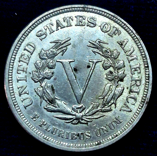 1883 No Cents Liberty V Nickel Strong MS++ Features Excellent Luster & Toning 5C