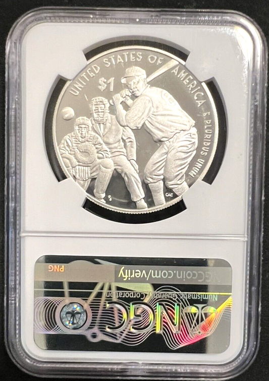 π₯ 2022P Negro Leagues Baseball Proof Silver $1 100th Privy NGC PF70 UC FR