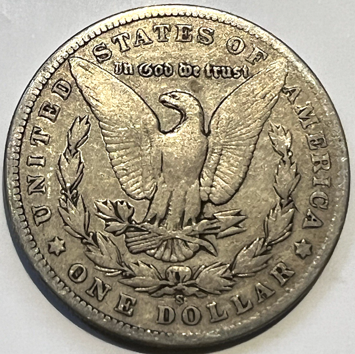 🔥 1901 S Morgan Dollar F Fine 90% Silver $1 US Coin Collectible 100+ Years Old