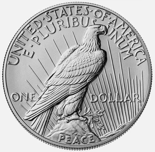 2024 P Peace Dollar $1 Uncirculated U.S. Mint Coin .999 Pure SILVER in Capsule