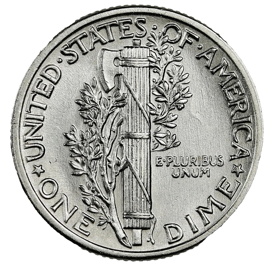 1941 P Mercury Dime BU Brilliant Uncirculated 90% Silver 10c Full Bands Coin