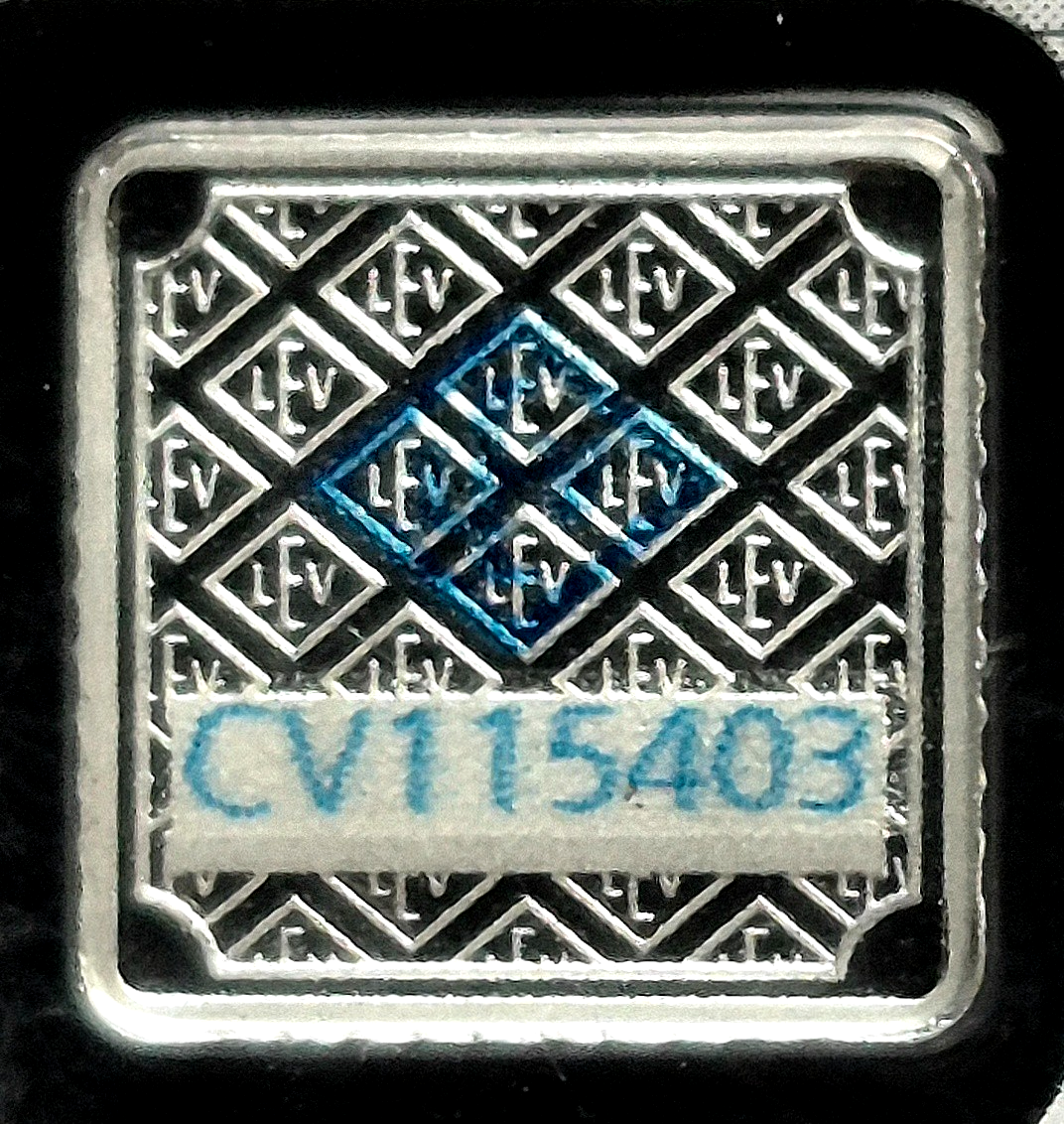 Geiger Original Premium 1 Gram Silver Bar .999 Fine Ag In Assay Case Germany