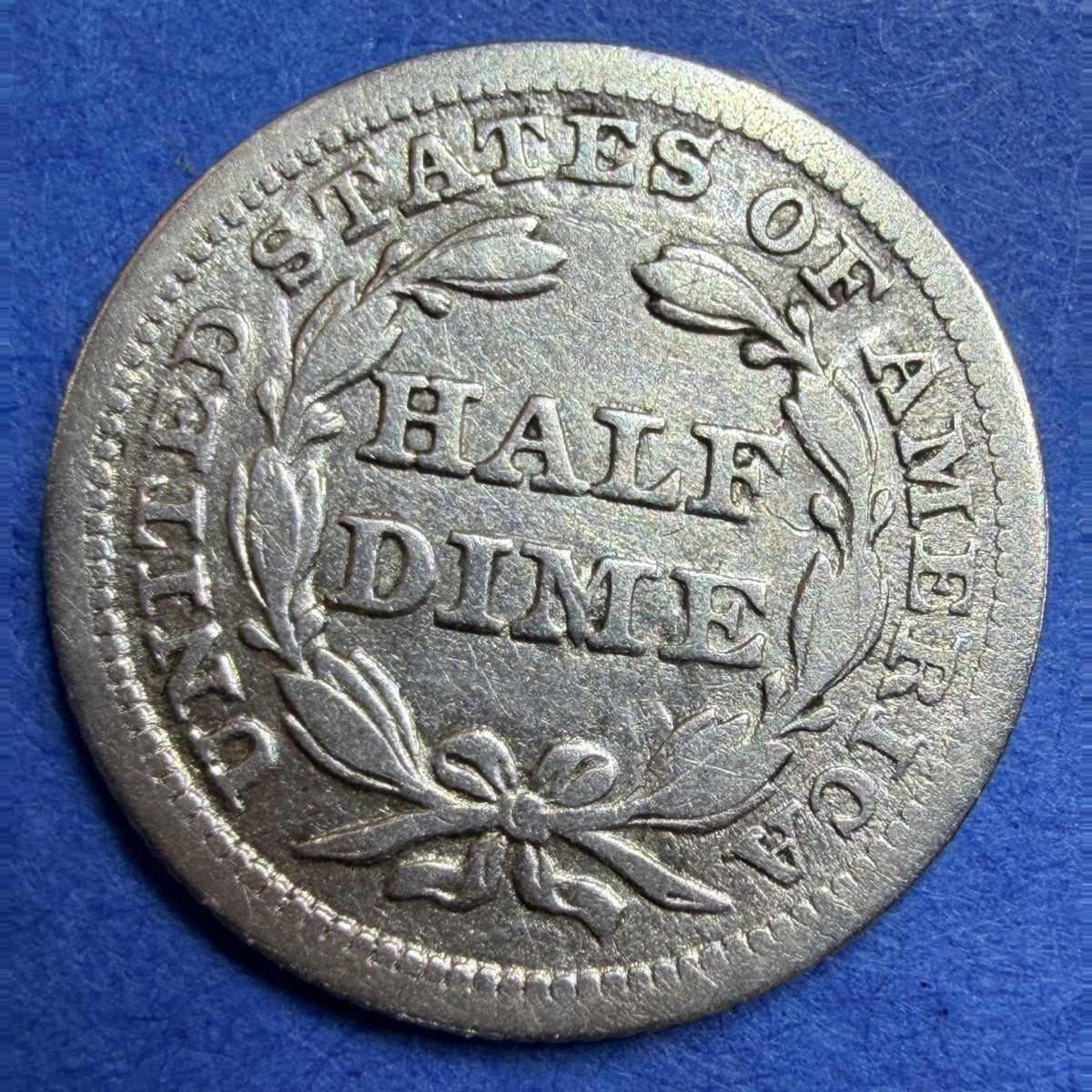 1853 Arrows Seated Liberty Half Dime H10C VG-F Fine Very Fine Philadelphia Coin