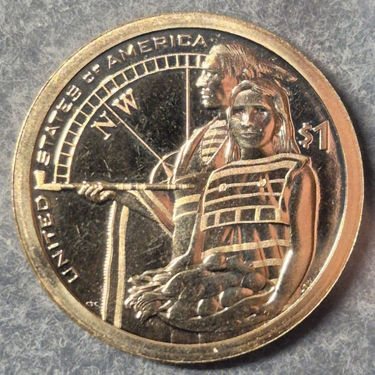 2014-S Native American Sacagawea Dollar Proof Deep Cameo Native Hospitality $1