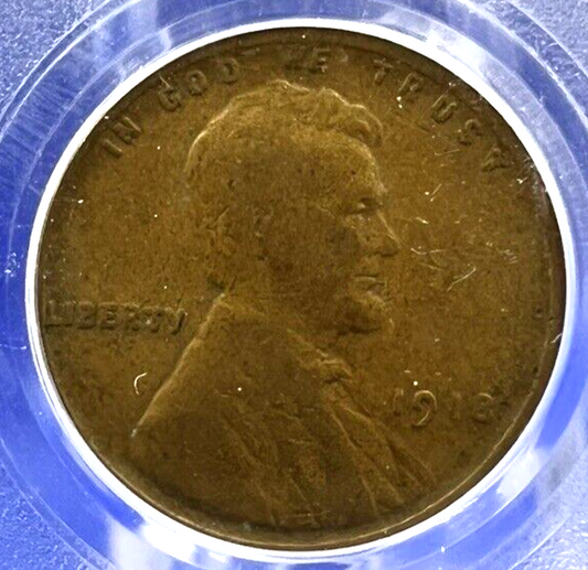 🏅 1918 Lincoln 1C Wheat Penny 🔥 PCGS GRADED 🔥 - Crisp Details Authentic ✅