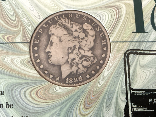1888-0 The Morgan Silver Dollar Collection 90% Coin American Historical Society