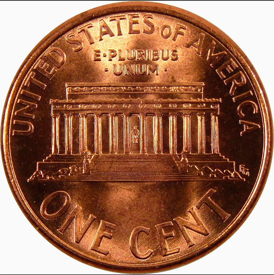 1995 D Lincoln Memorial BU Brilliant Uncirculated 1C From 🔥OBW Bank Roll🔥