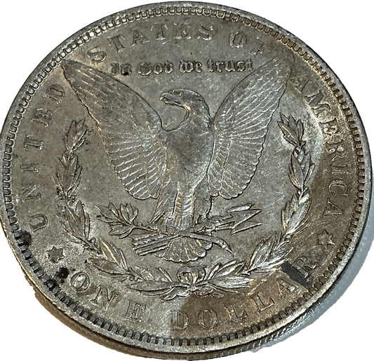 1890-P Morgan 90% Silver Dollar Average Circulated Sharp Strike ~ NICE COIN ~