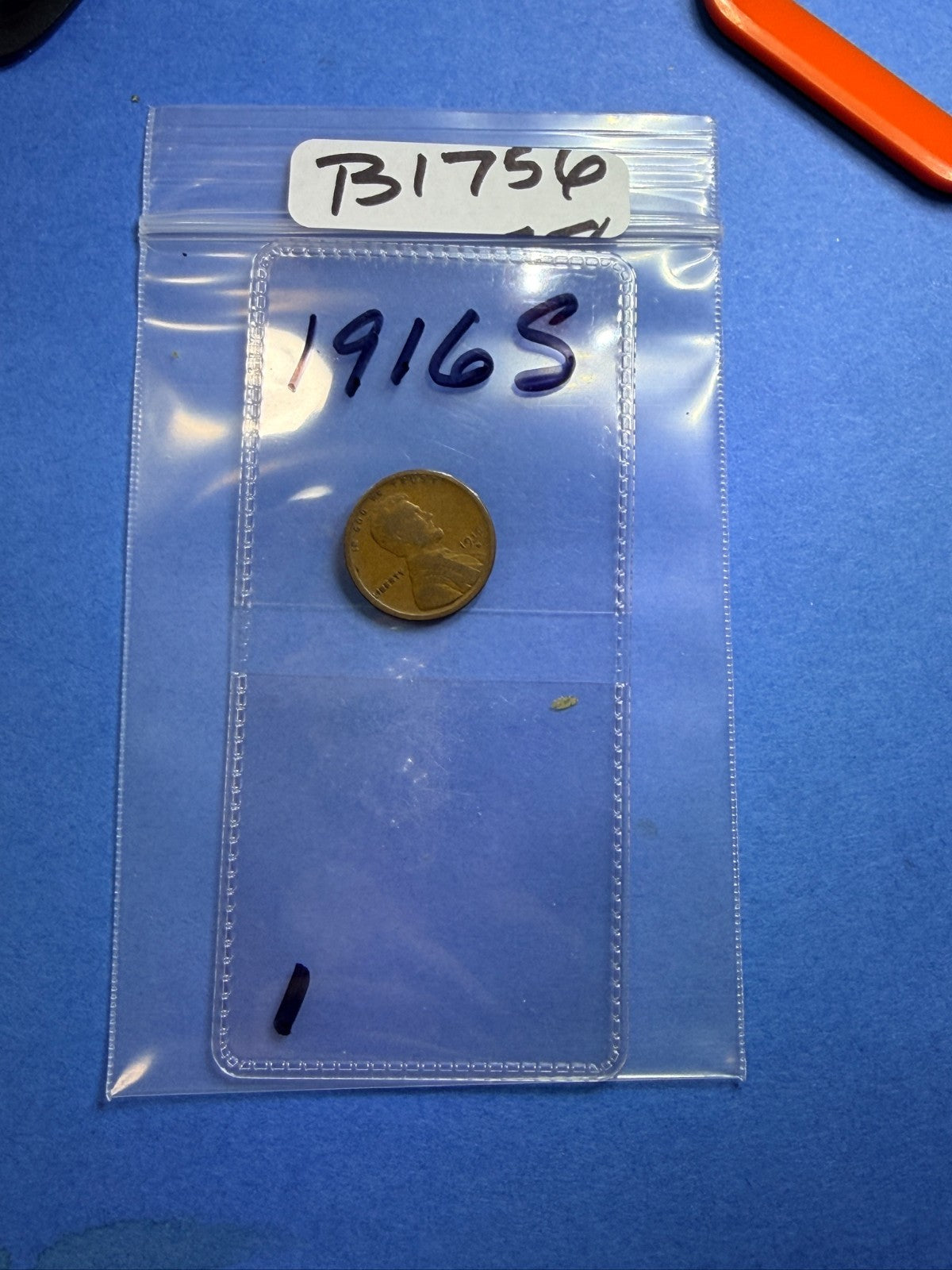 1916-S Lincoln Wheat Cent 1C VF Very Fine Semi Key Date US Bronze Penny Coin