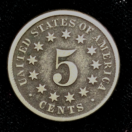 1869 Shield Nickel Strong Very Fine Features🔥Sought After Perfect Toning🔥