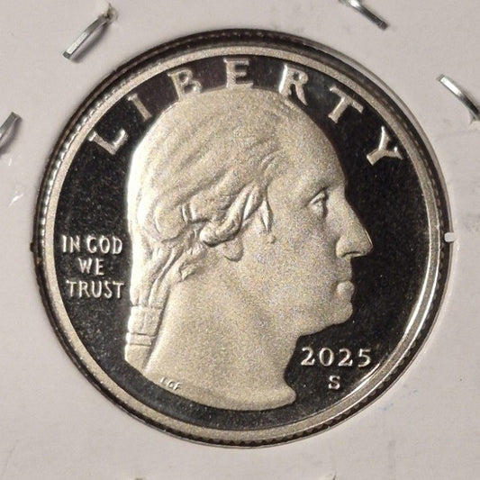 2025 S Ida B. Wells Proof Quarter 25C American Women Clad Cameo Mirror Fields