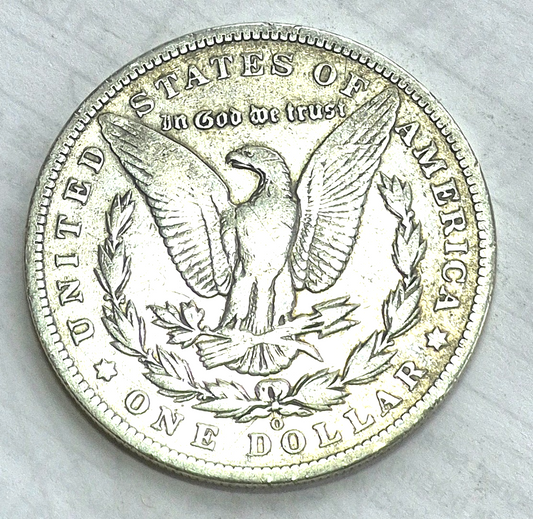 1887-O Morgan 90% Silver Dollar Strong F-VF Features