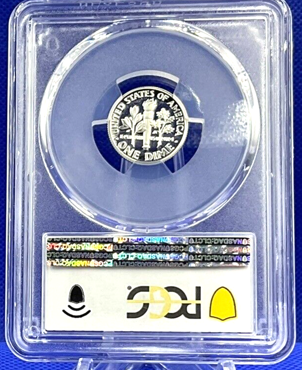 1997 S 10C Roosevelt Dime Proof ✅ PCGS 🔥 SILVER🔥 PR69 DCAM ✅ Blue Label