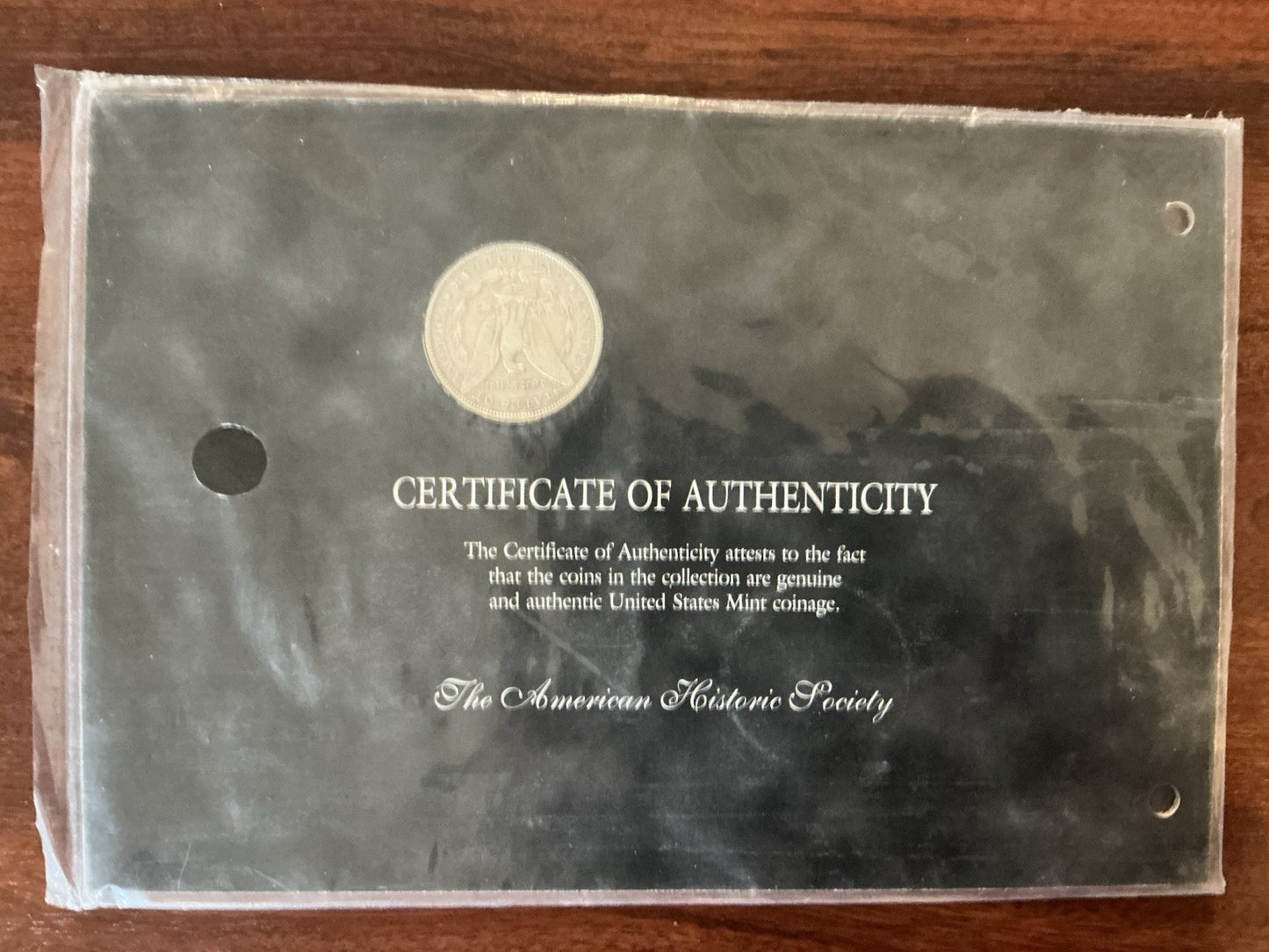 1882 P The Morgan Silver Dollar Collection 90% Coin American Historical Society
