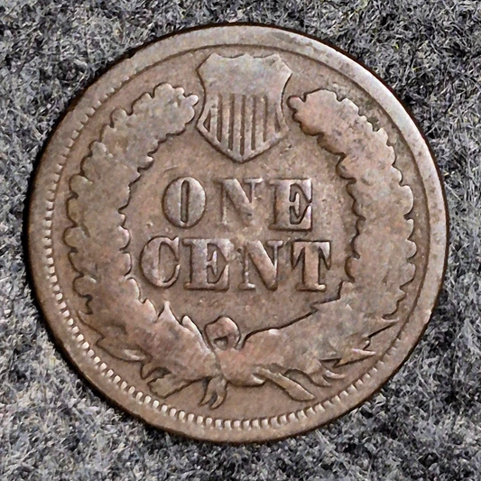 1864 Indian Head Cent Penny AG Features Type III, Hole Filler, Coin Pictured 1C