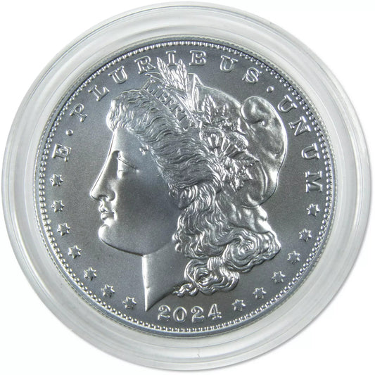 π₯ 2024 Morgan Dollar Silver Dollar Uncirculated .999 Silver $1 Coin OGP + COA