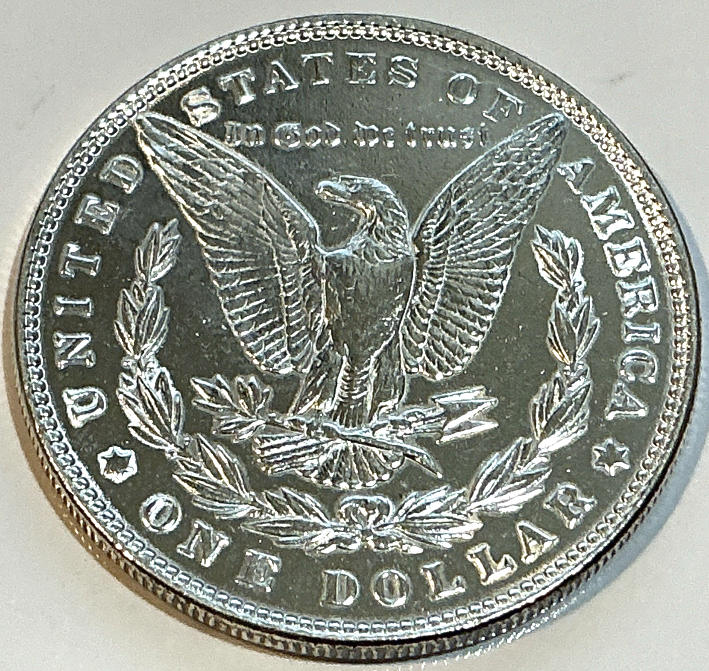 ✅ 1887 $1 Morgan 90% Silver Dollar Beautiful Bright Shiny White PL BU / AU Coin
