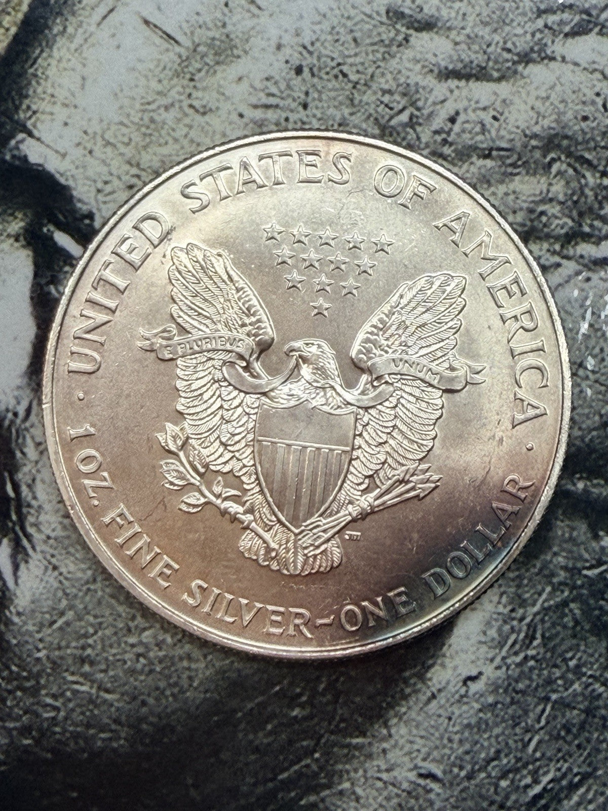MASSIVE TONER 1994 American Silver Eagle 1 oz .999 Fine Silver SEE VIDEO!!!